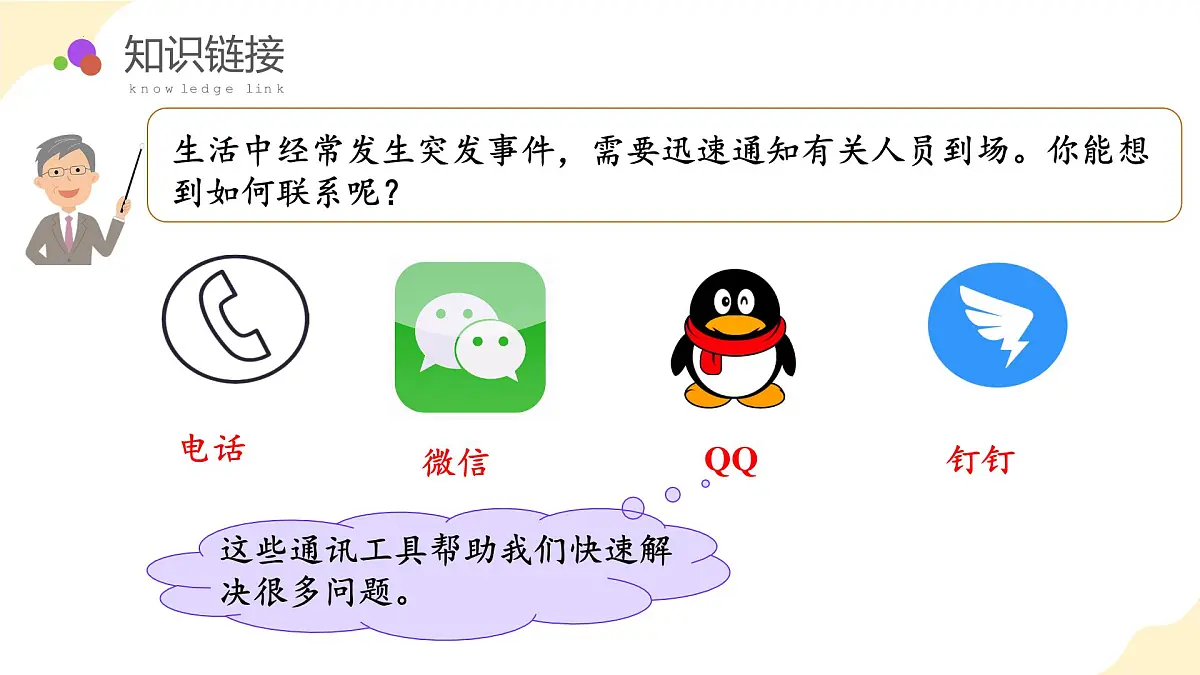 第六单元 第06课时 怎样通知最快（教学课件） 第6页