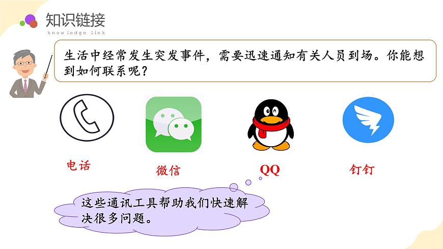 第六单元 第06课时 怎样通知最快（教学课件） 第6页