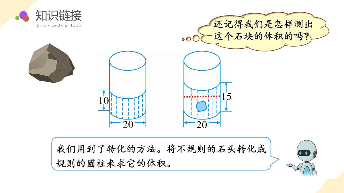 第三单元 第04课时 解决问题 求不规则物体的容积 例7（教学课件） 第6页