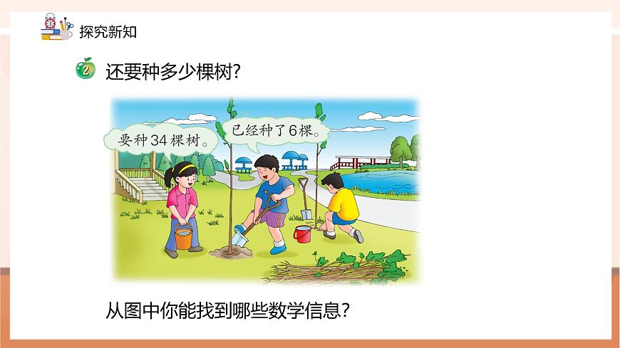 冀教版新版一下3.5.2《两位数减一位数（退位）》（课件）第7页