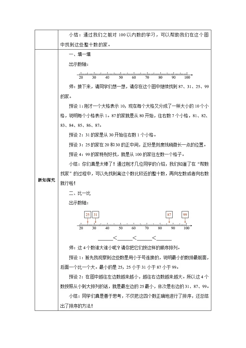 《用“大得多”“大一些”说一说》教学设计-2024-2025学年一年级下册数学人教版第2页