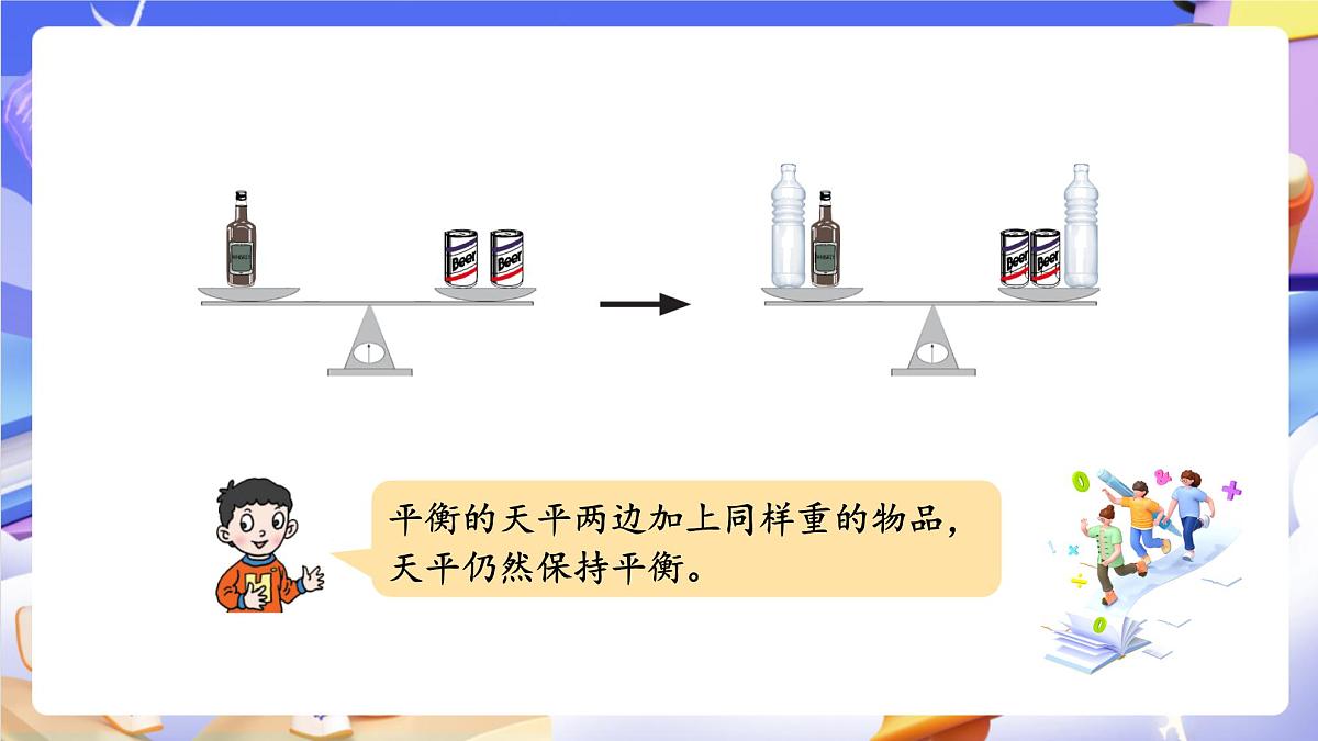青岛版（2024）数学五上 4.2 《等式的性质与解方程（一）》 课件第8页