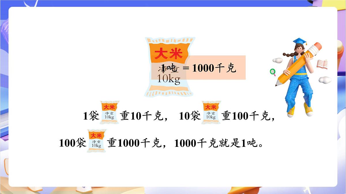 青岛版（2024）数学三上1.2《 吨的认识》（课件）第5页