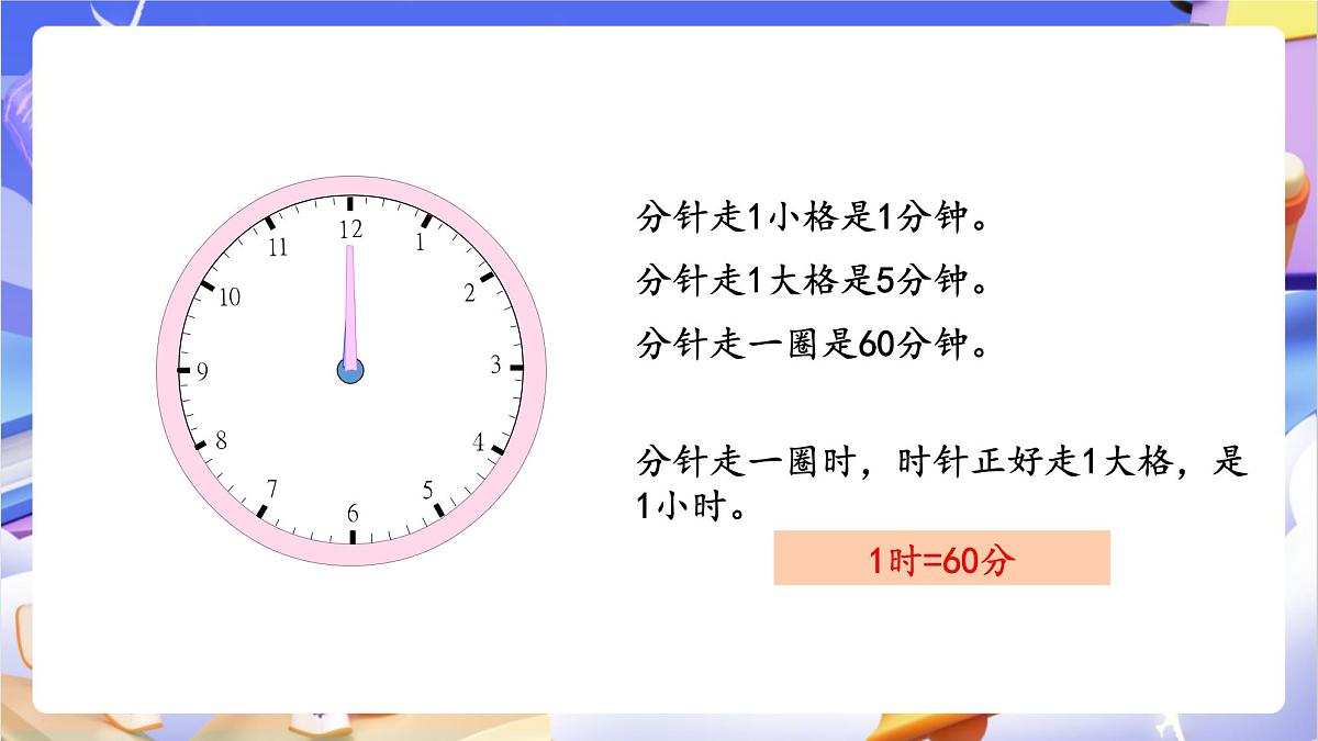 青岛版（2024）数学三上7.1 《时、分的认识》  课件第7页