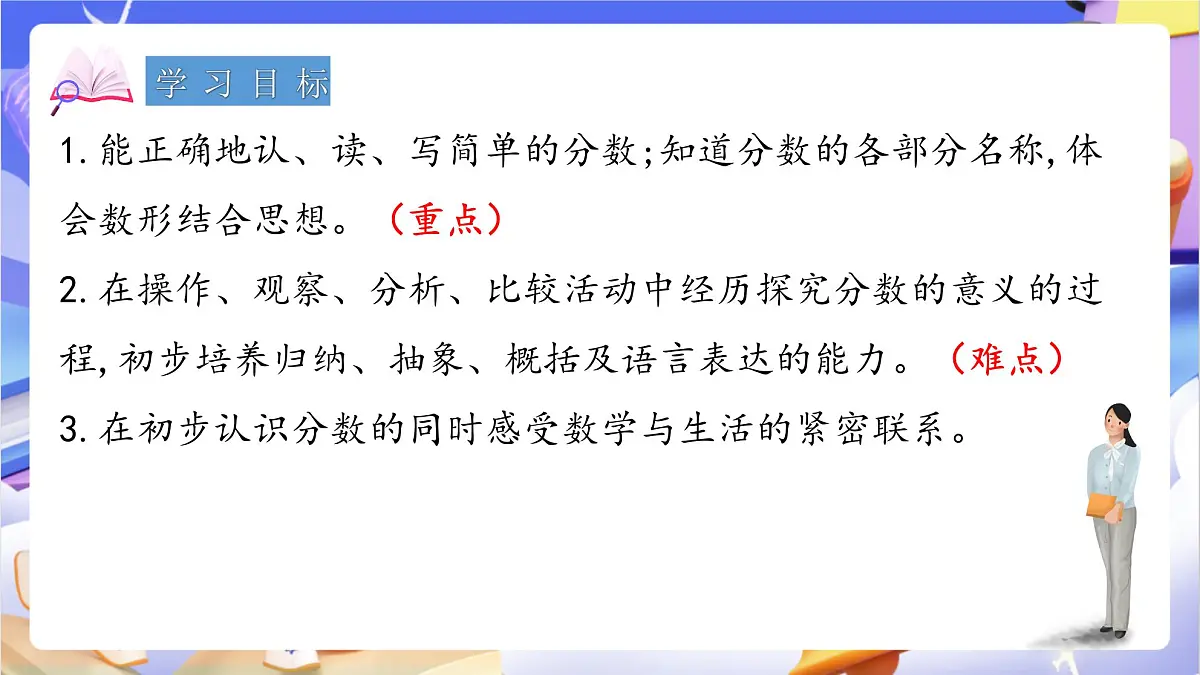 青岛版（2024）数学三上 9.1《分数的初步认识》 课件第2页