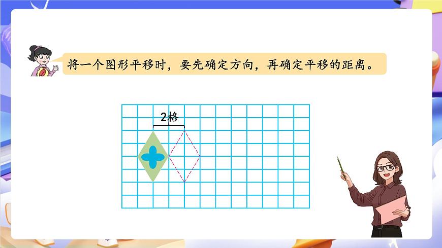 青岛版（2024）数学五上 2.2 《平移与旋转》 课件第7页