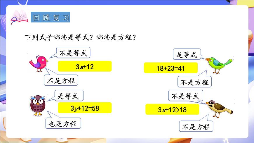 青岛版（2024）数学五上 4.2 《等式的性质与解方程（一）》 课件第3页