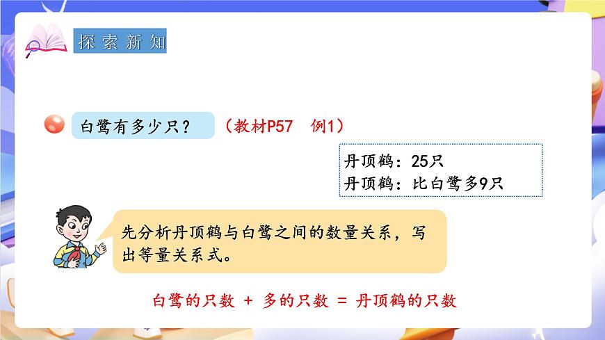 青岛版（2024）数学五上4.4 《列方程解决实际问题》 课件第5页