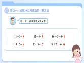 第一單元《20以內(nèi)的減法》單元綜合復(fù)習(xí) 課件 數(shù)學(xué)冀教版（2024）一年級下冊