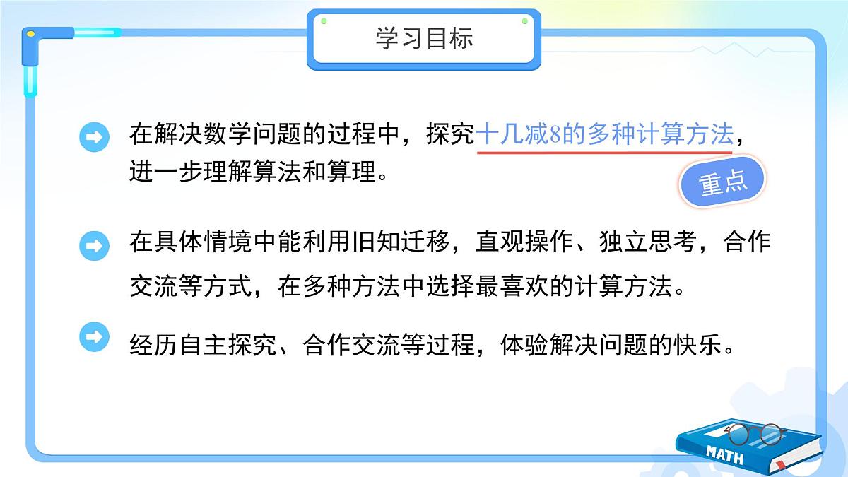 第二单元《十几减8》课件 数学人教版（2024）一年级下册第2页