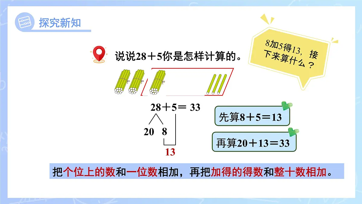 第四单元《口算两位数加一位数、整十数（进位）》课件 小学数学人教版（2024）一年级下册第7页