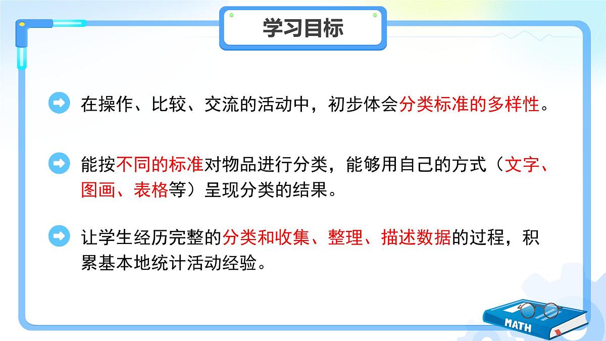第二单元《一起来分类》课件 小学数学冀教版（2024）一年级下册第2页