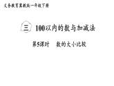 小學(xué)數(shù)學(xué)新冀教版一年級下冊三100以內(nèi)的數(shù)與加減法第5課時 數(shù)的大小比較教學(xué)課件2025春