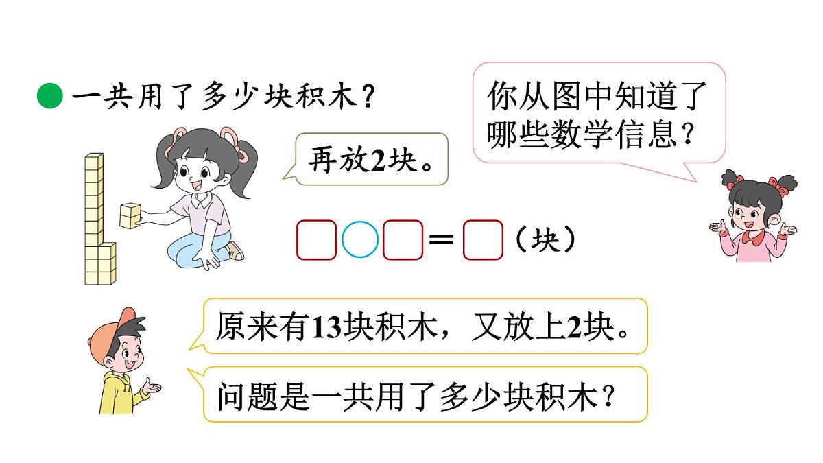 小学数学新北师大版一年级下册1.3搭积木教学课件2025春第3页