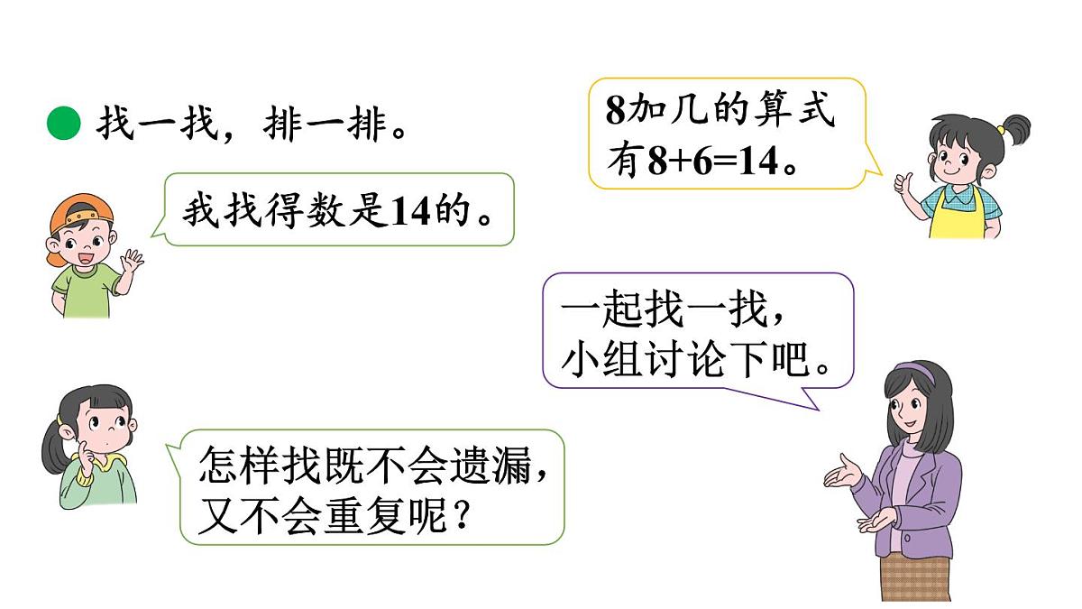 小学数学新北师大版一年级下册1.7做个加法表教学课件2025春第3页