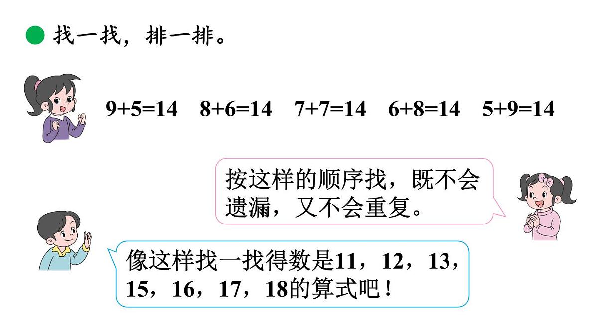 小学数学新北师大版一年级下册1.7做个加法表教学课件2025春第5页