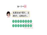 小學數(shù)學新冀教版一年級下冊一 20以內的減法第1課時 十幾減幾教學課件2025春