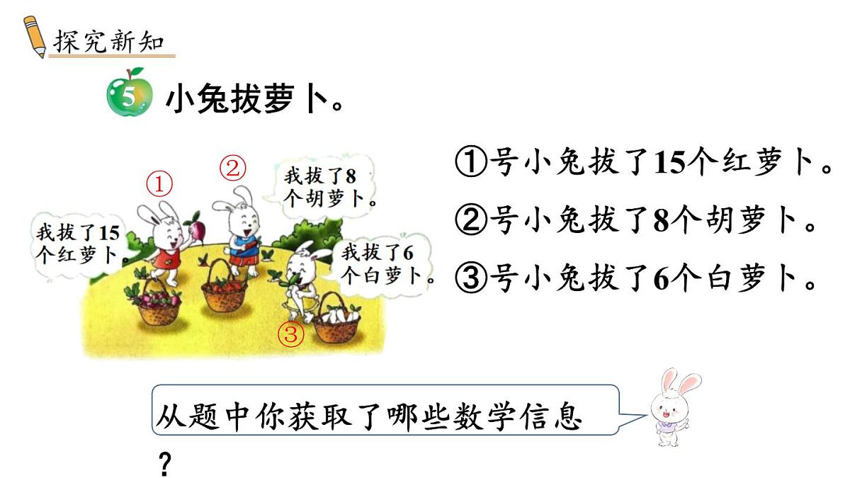 小学数学新冀教版一年级下册一 20以内的减法第5课时 15~18减几教学课件2025春第3页