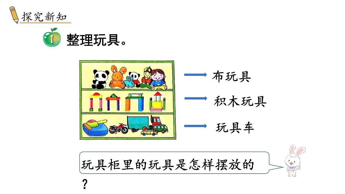 小学数学新冀教版一年级下册二 分类（一）第1课时 分类整理（1)教学课件2025春第3页