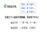 小學(xué)數(shù)學(xué)新冀教版一年級(jí)下冊(cè)三100以內(nèi)的數(shù)與加減法第6課時(shí) 多一些、少一些、多得多、少得多教學(xué)課件2025春