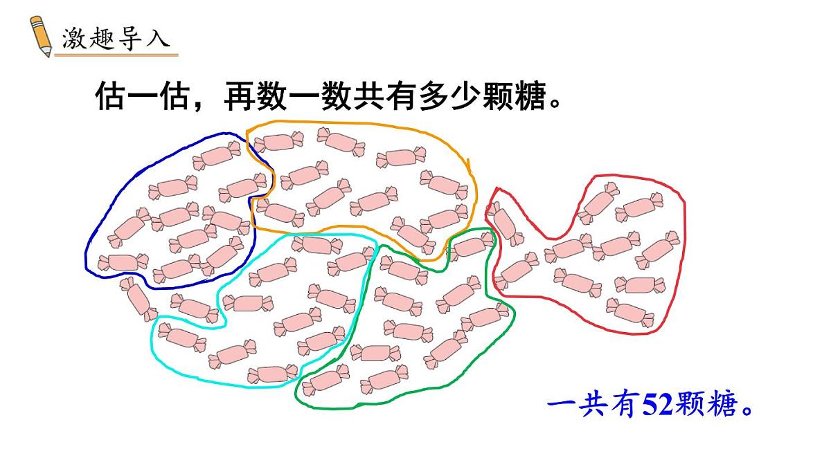 小学数学新冀教版一年级下册三100以内的数与加减法第3课时 100以内数的组成教学课件2025春第2页