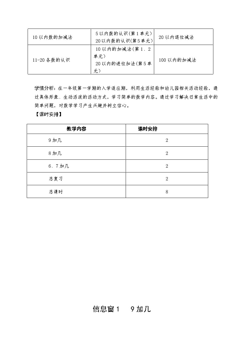第5单元20以内数的认识-教学设计2024-2025年度青岛版数学一上第3页