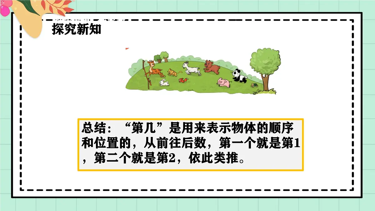 西南大版一年级上册数学第一单元（第几）1《小动物运动会》课件pptx第7页