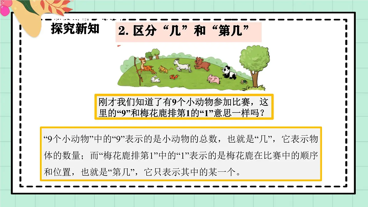 西南大版一年级上册数学第一单元（第几）1《小动物运动会》课件pptx第8页