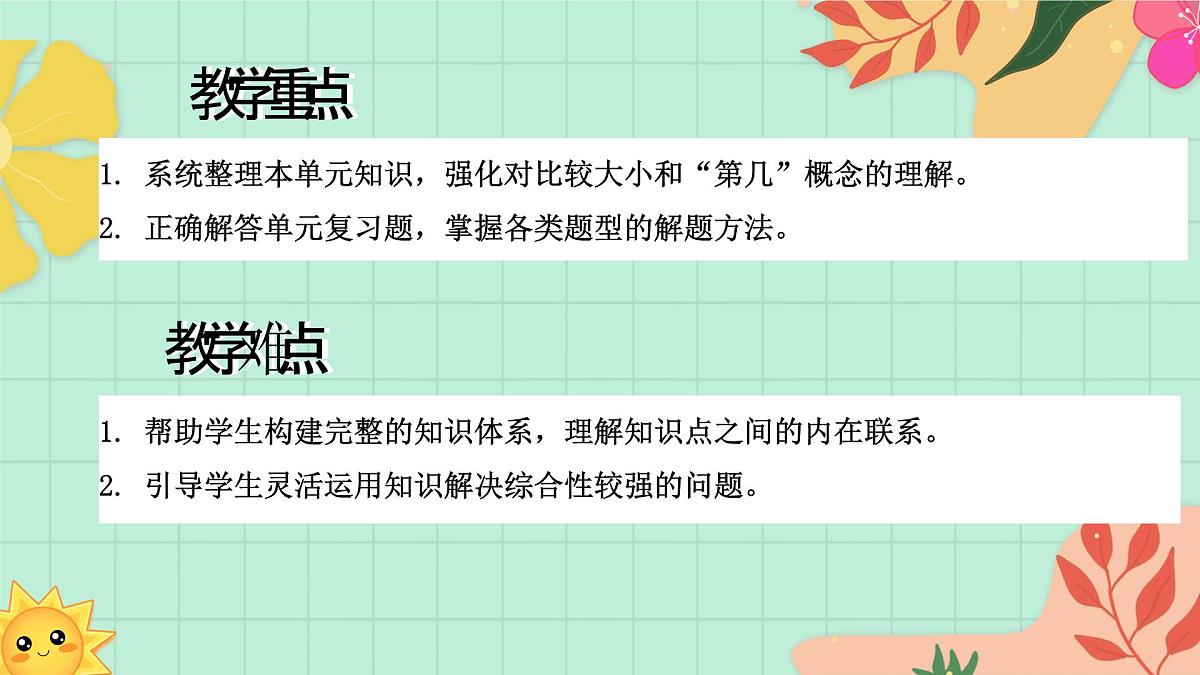 西南大版一年级上册数学第一单元《整理与复习》课件pptx第3页