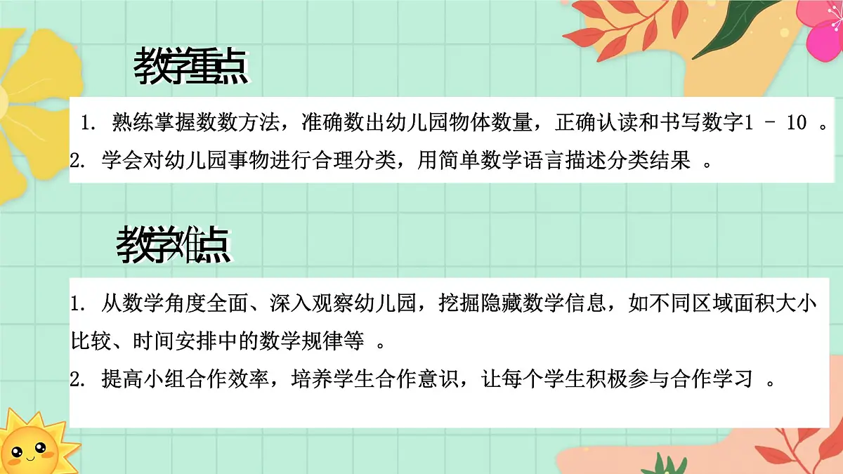 西南大版一年级上册数学《综合实践~活动一 介绍我们的幼儿园》课件pptx第3页