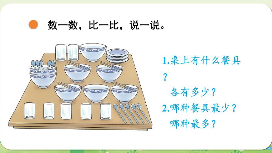 2024年北师大版数学一年级上册第一单元生活中的数第9课时整理与复习课件第8页