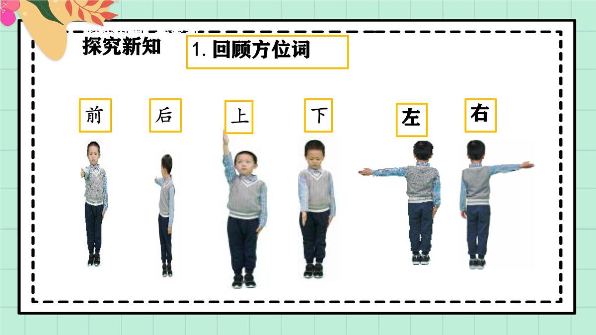 西师大版一年级上册数学综合实践3《活动二：介绍教室里的人和物》课件pptx第5页