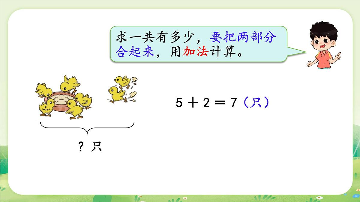 人教版（2024）一年级数学上册第六单元复习与关联第2课时  数量关系课件第3页