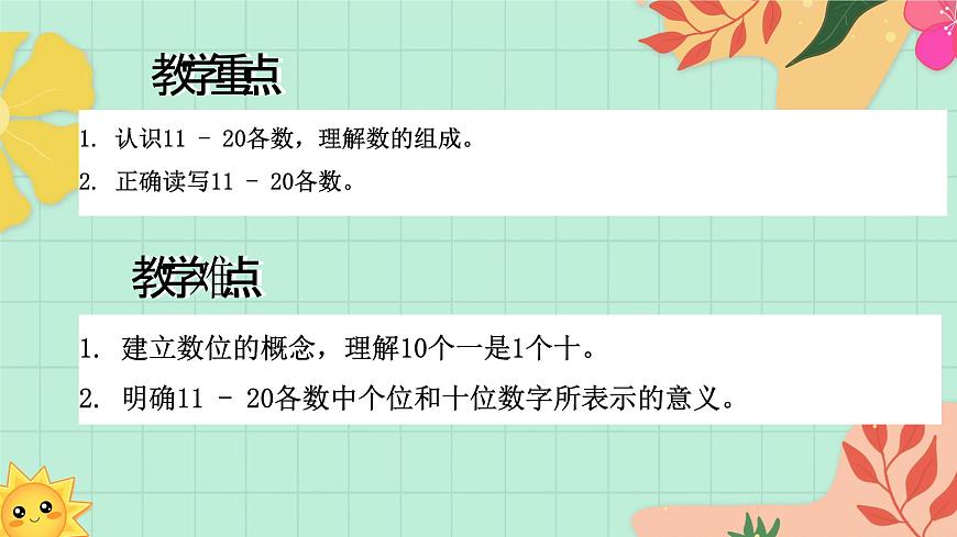 西师大版一年级上册数学第四单元（认识10~20）5《认识11-20》课件第3页