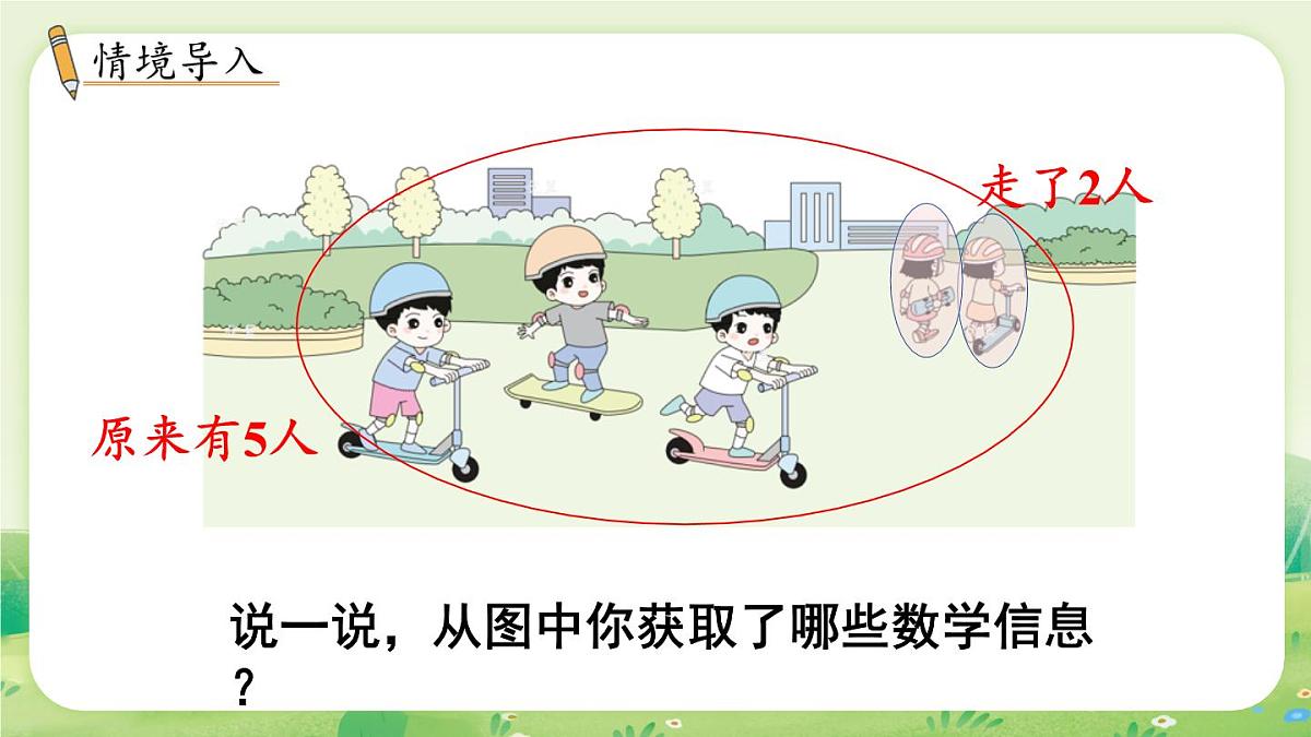 苏教版（2024）一年级数学上册第一单元0~5的认识和加减法第7课时  0~5的减法课件第2页