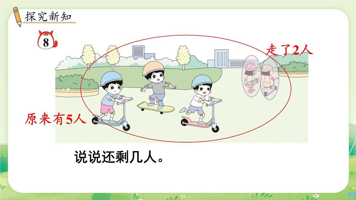 苏教版（2024）一年级数学上册第一单元0~5的认识和加减法第7课时  0~5的减法课件第3页