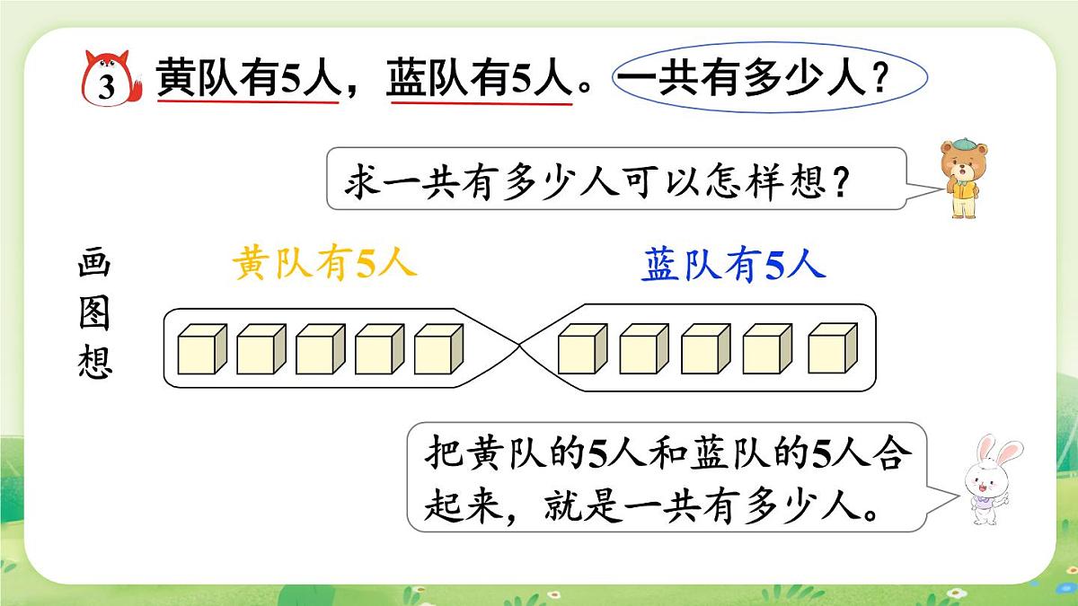 苏教版（2024）一年级数学上册第四单元10的认识和加减法第3课时  加减法实际问题课件第4页