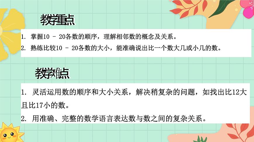 西师大版一年级上册数学第四单元（认识10~20）7《 说一说》课件第3页