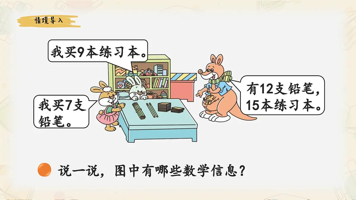 新北师大版小学数学一下 3-1《买文具》课件第2页