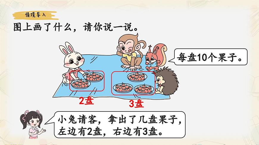 新北师大版小学数学一下 5-1《小兔请客》课件第2页