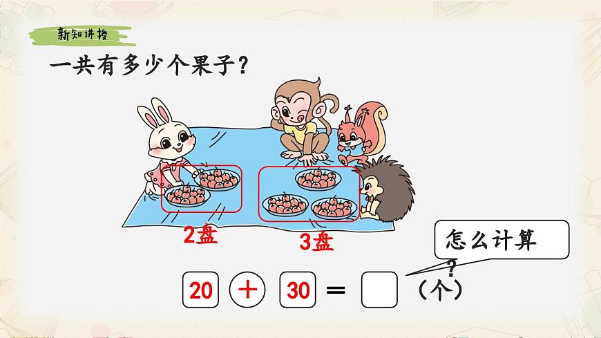 新北师大版小学数学一下 5-1《小兔请客》课件第3页