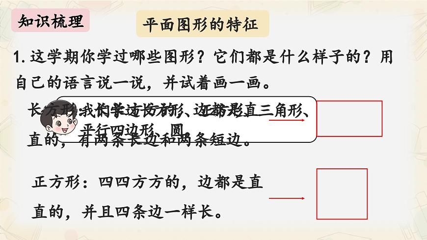 新北师大版小学数学一下复习《图形与几何》课件第3页