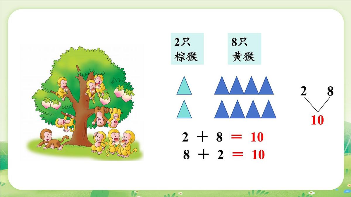 冀教版（2024）一年级数学上册第一单元熟悉的数与加减法4第3课时  10的加减（1）课件第4页