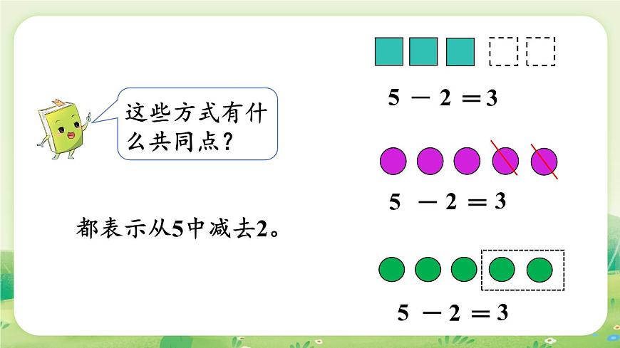 冀教版（2024）一年级数学上册第一单元熟悉的数与加减法2第3课时  5以内的减法课件第6页