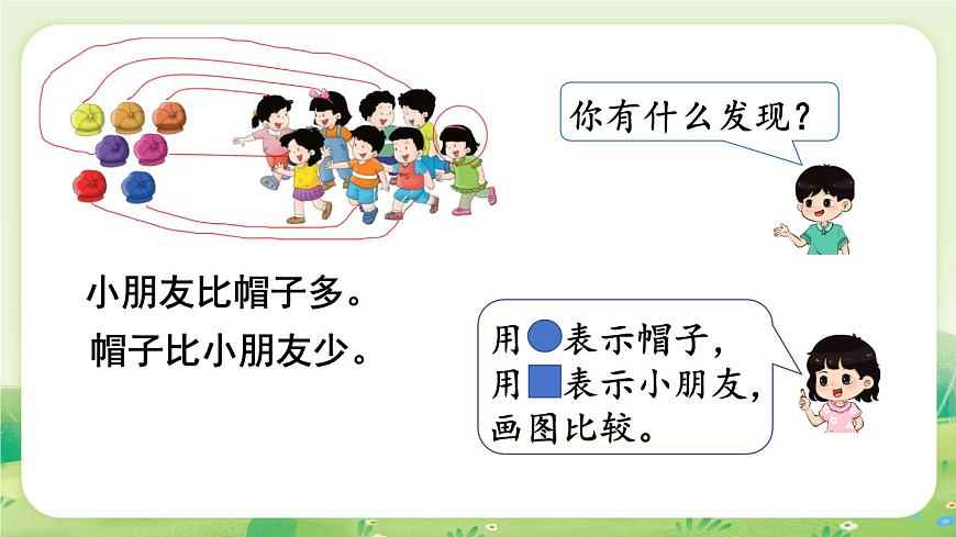 冀教版（2024）一年级数学上册第一单元熟悉的数与加减法1第5课时  画图比较课件第4页
