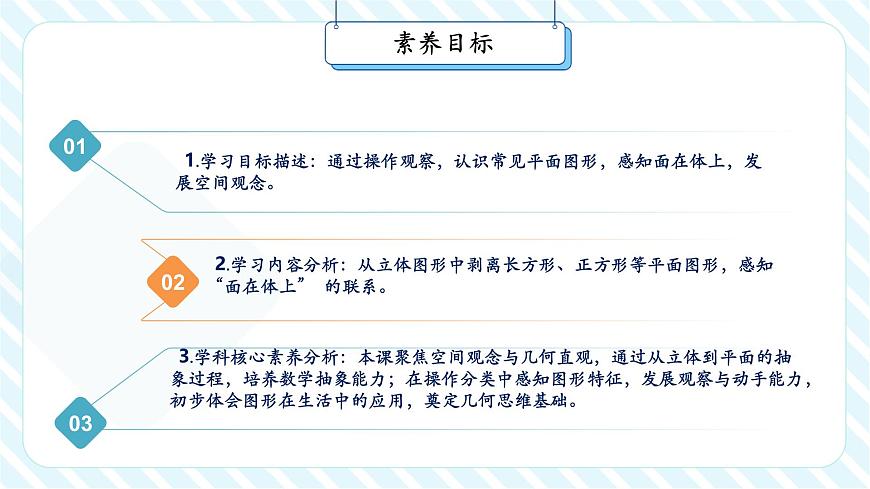 北师大版新版一年级下册6.1《认识图形》（课件）第3页