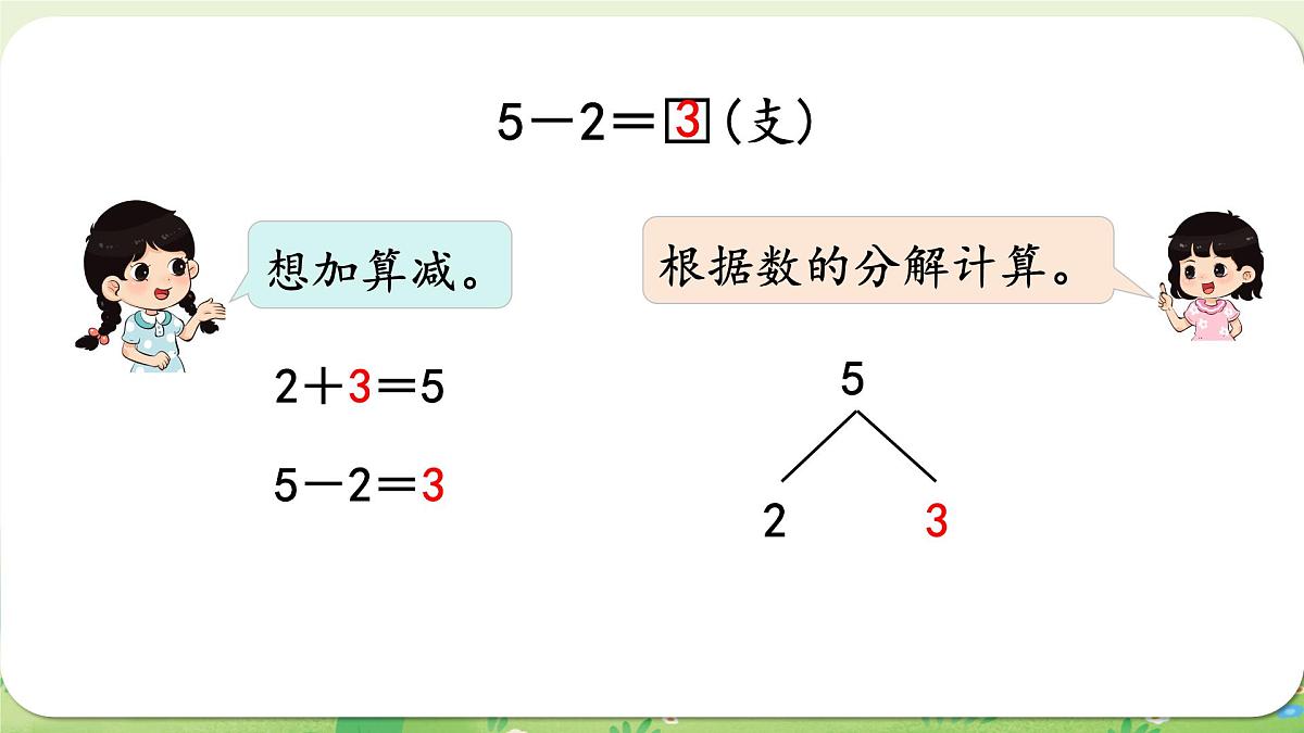 西师大版（2024）一年级数学上册第二单元0～9的加减法第5课时 减法的认识（2）课件第4页