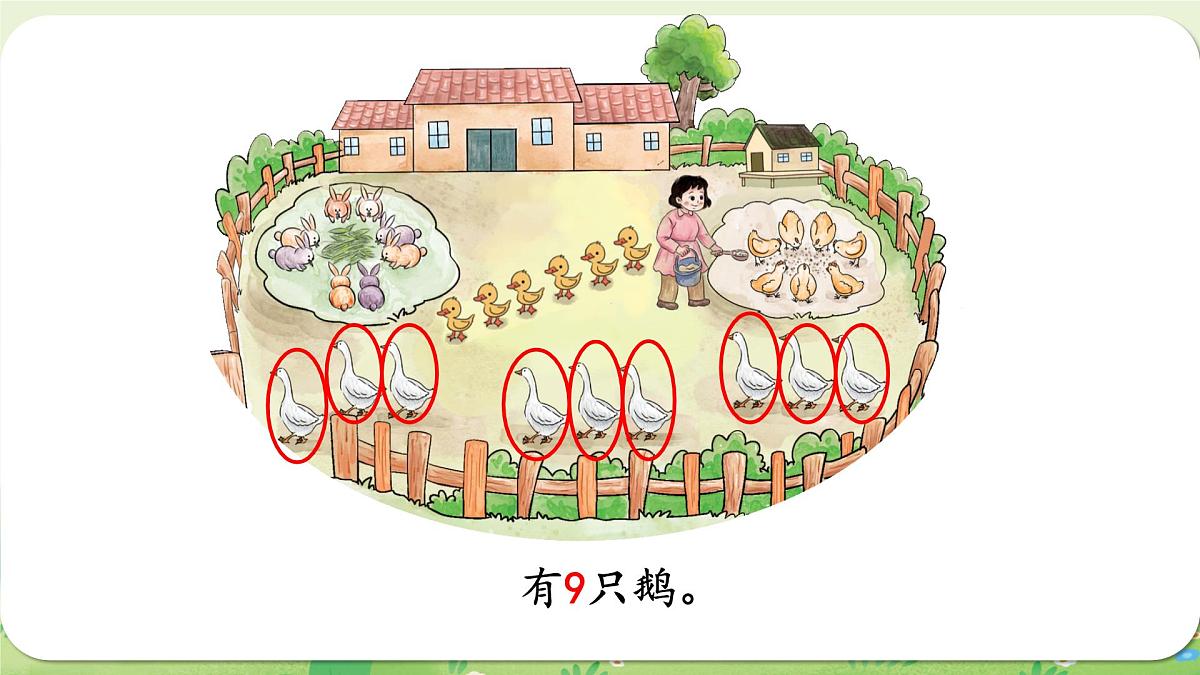 西师大版（2024）一年级数学上册第一单元0～9的认识第3课时  认识6～9课件第6页