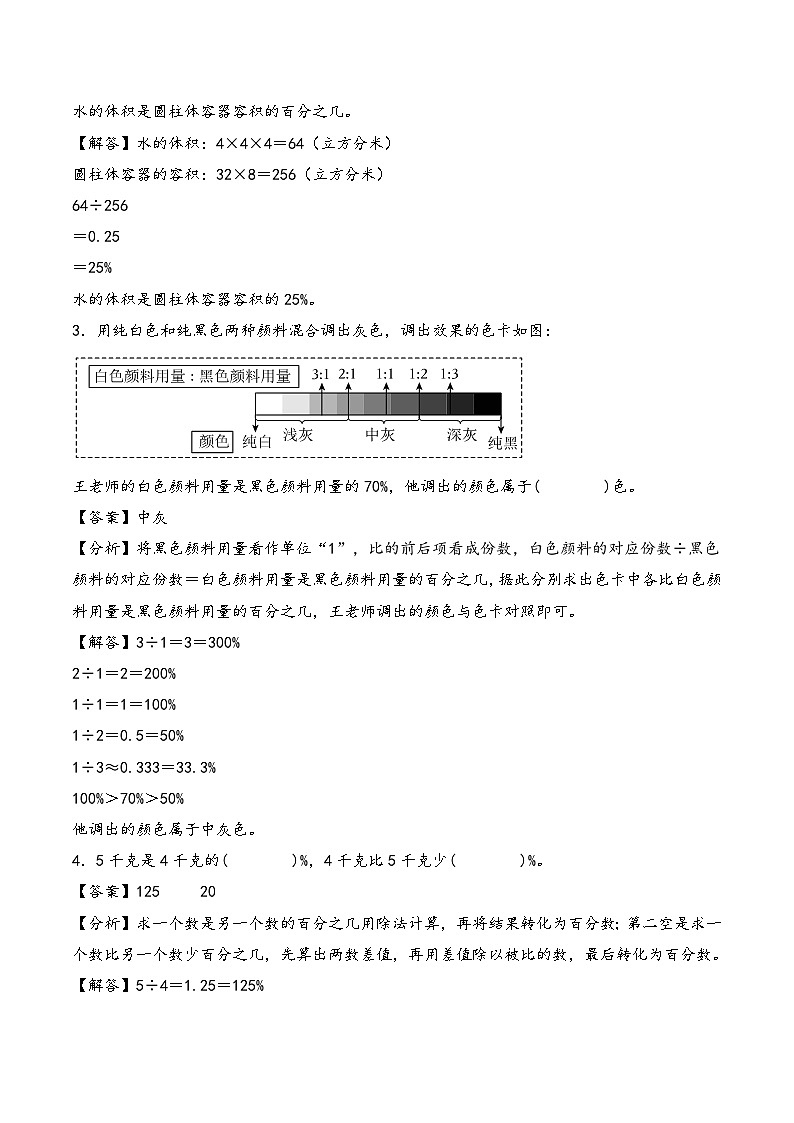 2025年小升初数学核心考点讲练（通用版）专题26百分率问题（教师版）第3页