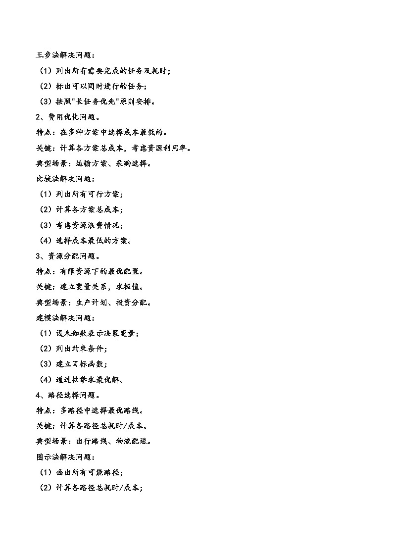 2025年小升初数学核心考点讲练（通用版）专题35最优化问题（教师版）第2页